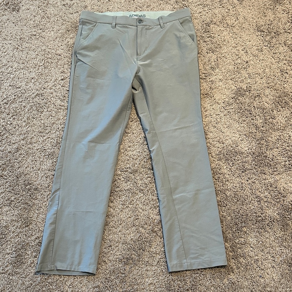 Adidas Men's Light Gray Chinos